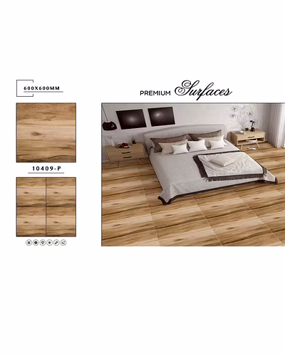 PUNCH SERIES VITRIFIED FLOOR TILES 600 X 600-3
