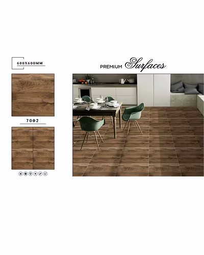 WOOD SERIES VITRIFIED FLOOR TILES 600 X 600-1