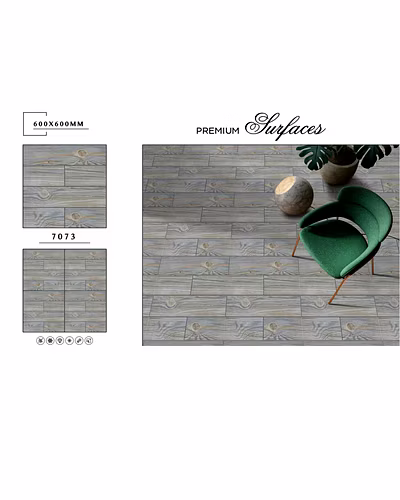 WOOD SERIES VITRIFIED FLOOR TILES 600 X 600-4