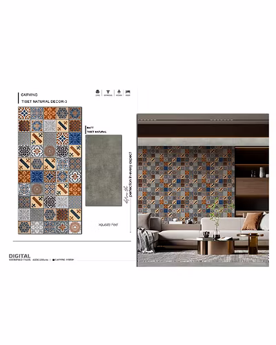 Flooring Tile Ceramic 600 X 1200 Non Slip Porcelain Full Body Ceramic Tiles-4