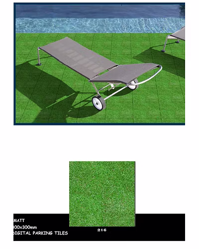 GREEN PLAIN FLOOR TILES 300 X 300-12751375