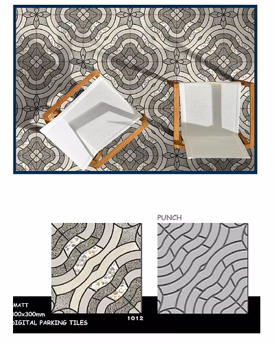 PUNCH SERIES VITRIFIED FLOOR TILES 300 X 300-1