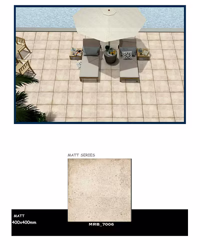 MATT MARBLE SERIES FLOOR TILES 400 X 400MM-2
