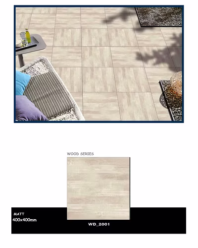 WOOD SERIES VITRIFIED FLOOR TILES 400 X 400MM-12751419