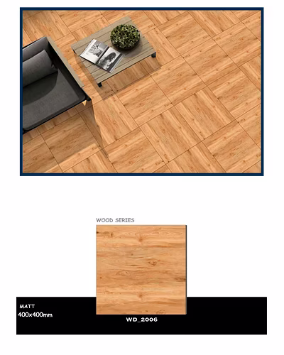 WOOD SERIES VITRIFIED FLOOR TILES 400 X 400MM-2