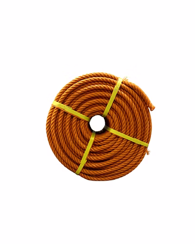 Strands Twisted Brown Recycled Virgin Material PE Rope for Morocco-1