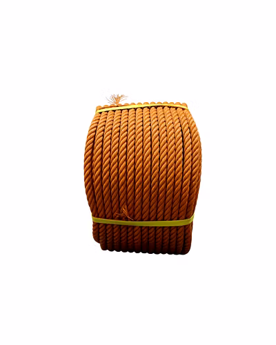 Strands Twisted Brown Recycled Virgin Material PP PE Rope for Morocco-2