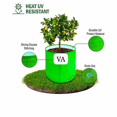 15"x15" hdpegrow bags uv protected ( 250gsm)
