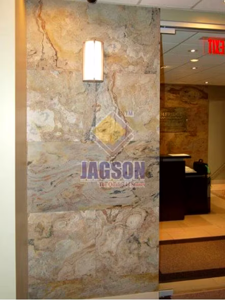 SANJANI WHITE FLEXIBLE SLATE VENEER-122 x 244 cm