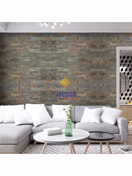 DEOLI GREEN FLEXIBLE 3D STONE VENEER (Dazzle Green)-15 x 60 cm-4
