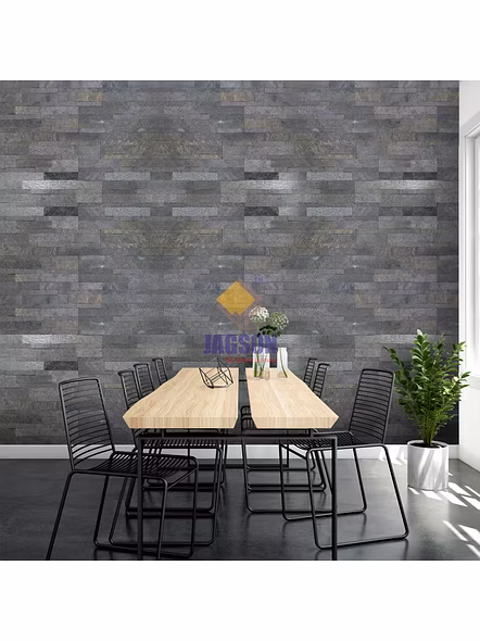 SILVER GALAXY FLEXIBLE 3D STONE VENEER (Metal Galaxy)-15 x 60 cm-4