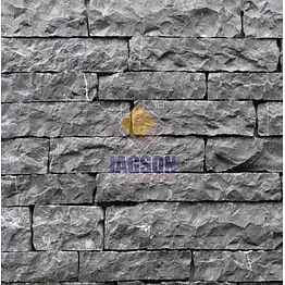 lime black ledgestone