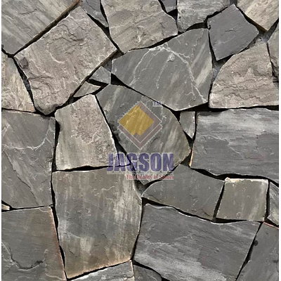 sagar black random cultured stone