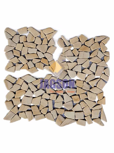 CRAZY TUMBLED MOSAIC TANGO BEIGE