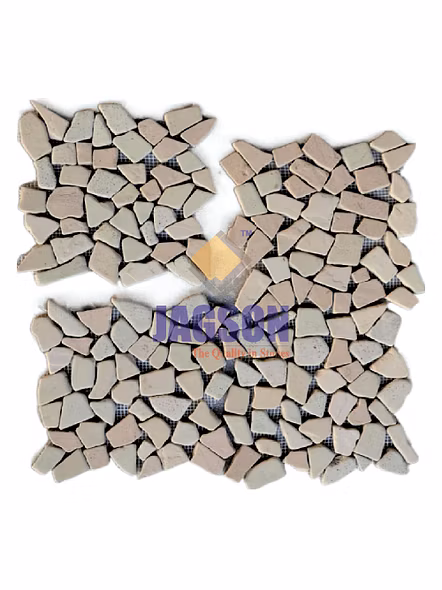 CRAZY TUMBLED MOSAIC RAYMI BEIGE