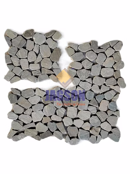 RANDOM TUMBLED MOSAIC OCTIVA GREY