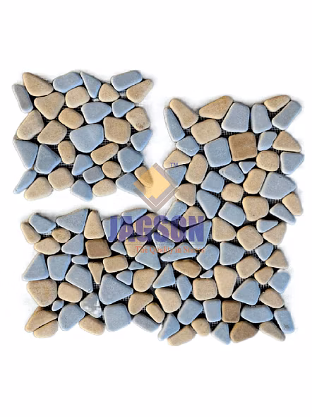 LIMESTONE PEBBLE MOSAIC VALEN TINO