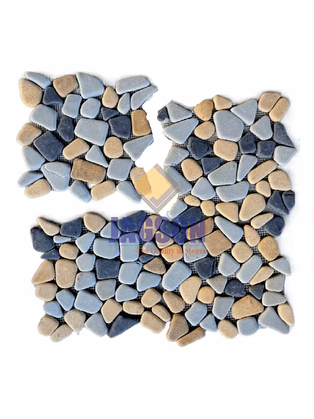 LIMESTONE PEBBLE MOSAIC ETHOS MULTI