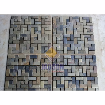 autumn tumbled mosaic