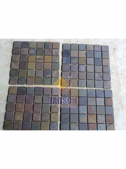 MULTICOLOR SLATE 2X2 MOSAIC-12752997