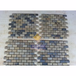 autumn brick mosaic