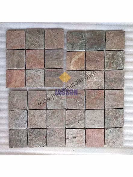 Copper Natural slate Pool Mosaic-12753463