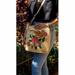 sling bag tree of life • beige