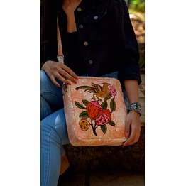 sling bag tree of life • peach