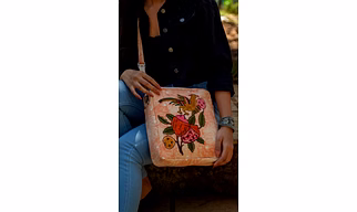 Sling Bag Tree of Life • Peach