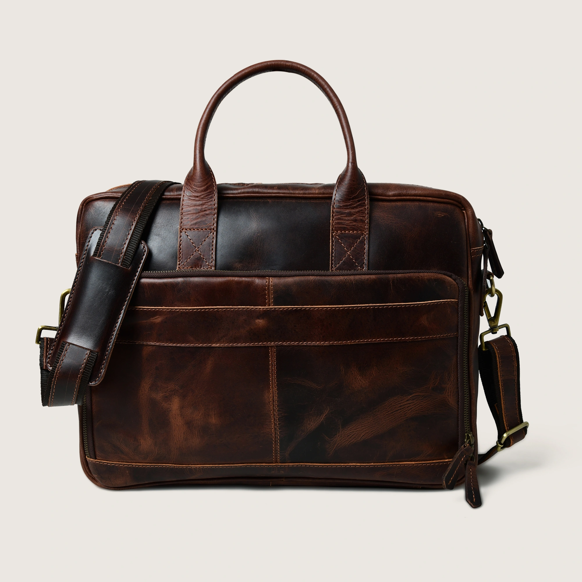 Leather laptop Bag-12638402