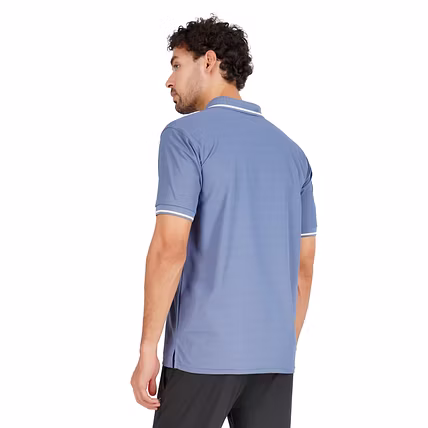MONJI Velocity Men’s Collar Sports T-Shirt (Blue)-2