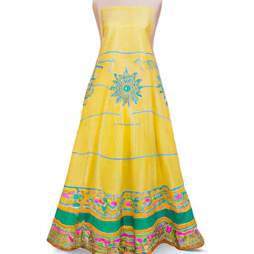 Aari Work Bridal Lehenga image 1