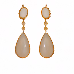 Classic Oxidised Silver Pearl Jhumka Earrings