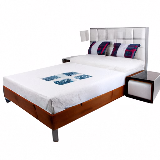wooden bed