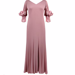 All Over Black Color Dupion Silk Bandhani Dress